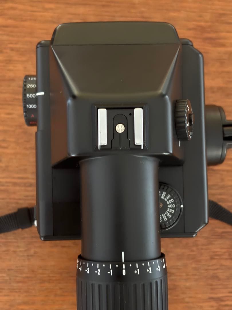 Mamiya 645E 中判カメラ　ストラップ＆予備フォルダー付