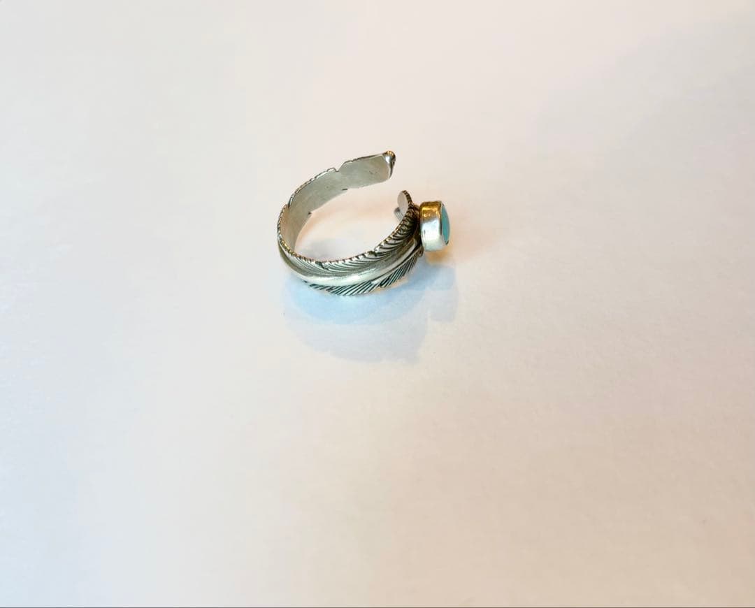 Indian Jewelry ハーヴィーメイス ターコイズ　フェザーリング