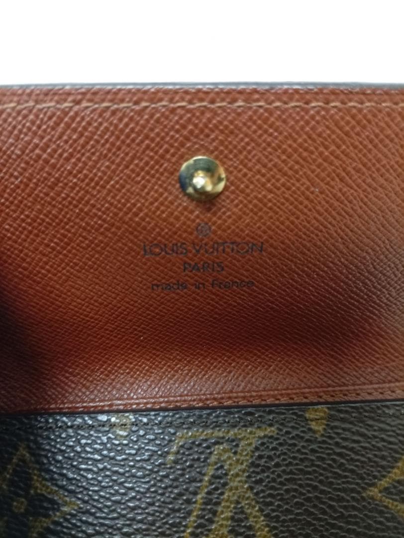 L0105-17　Louis Vuitton モノグラム 三つ折り財布