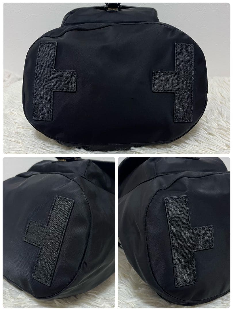 トリーバーチ 2way ショルダーバッグ エラ ブラック バケットバッグ 巾着