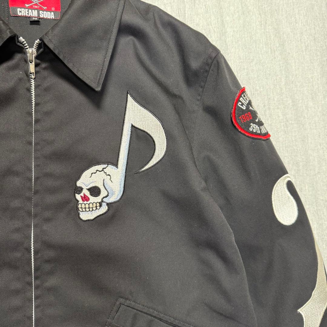 Ｊohnny 様CREAM SODA 35周年 スイングトップ M 刺繍 スカル