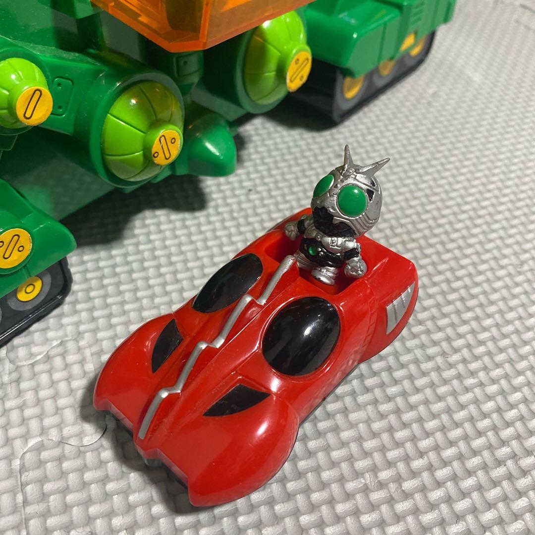 当時もの ポケットヒーロー 仮面ライダーSD ライダーキャリア バイクセット