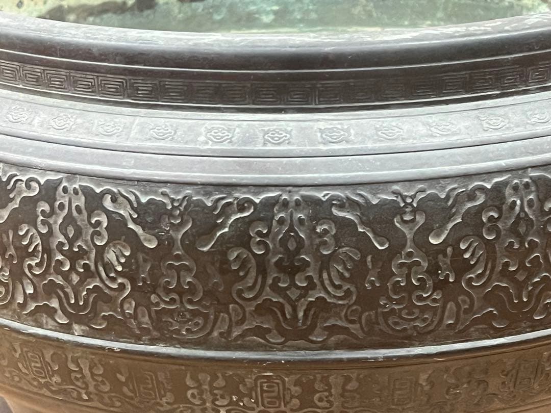 超大銅火鉢　￼直径52cm ￼￼送料込み