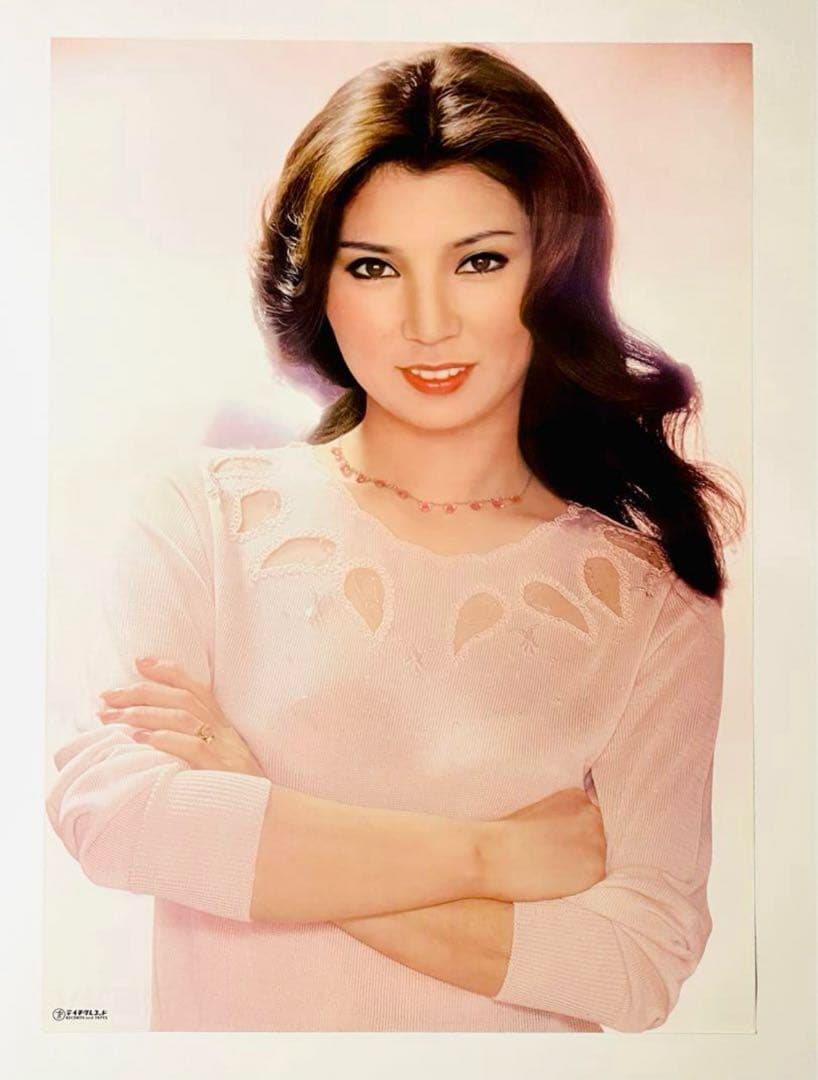 激シブ‼️　八代亜紀『舟唄』 当時物プロモーション用ポスターＡ１　テイチクレコード