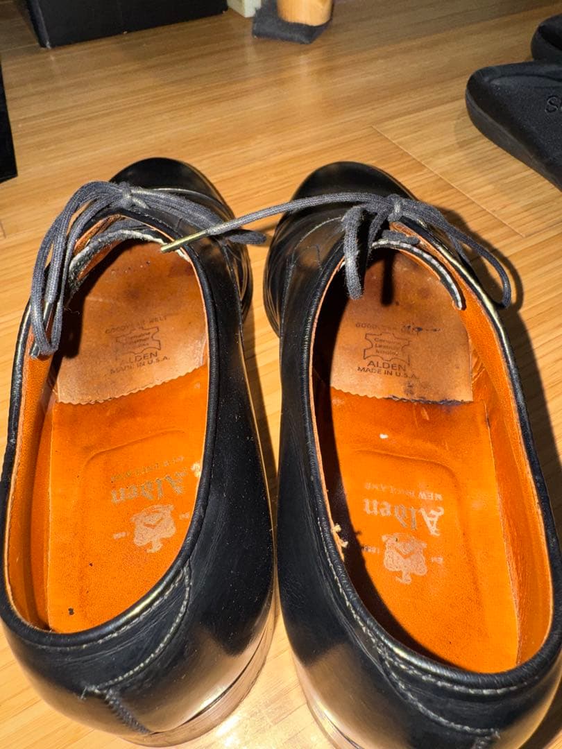 Alden 907 8E Cap toe シューツリー付