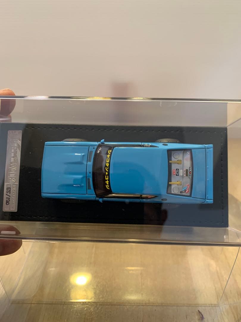 イグニッションモデル　1/43 限定 LB-WORKS ケンメリ ブルー