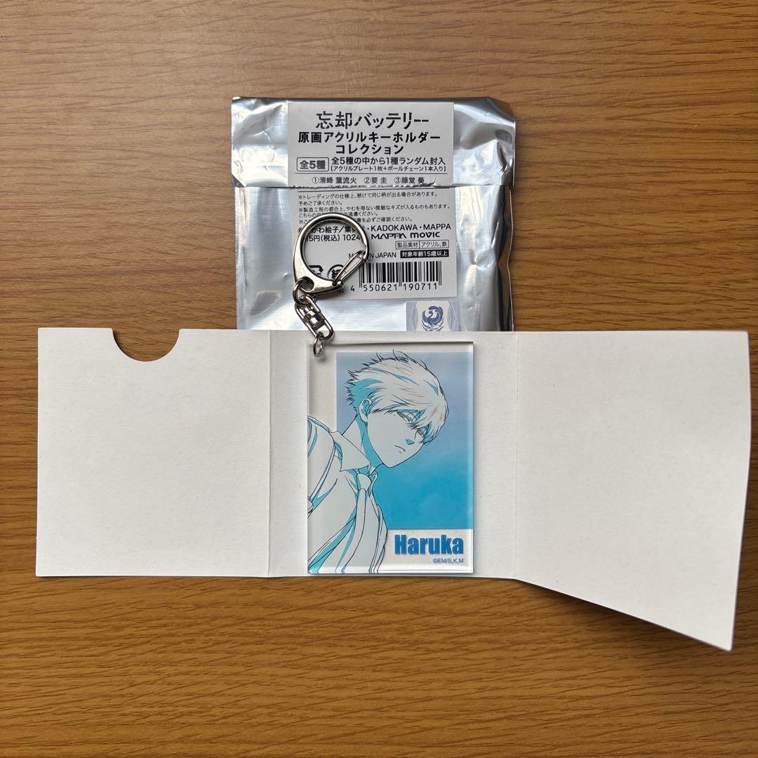 忘却バッテリー 原画 缶バッジ コレクション アクリルキーホルダー 清峰葉流火