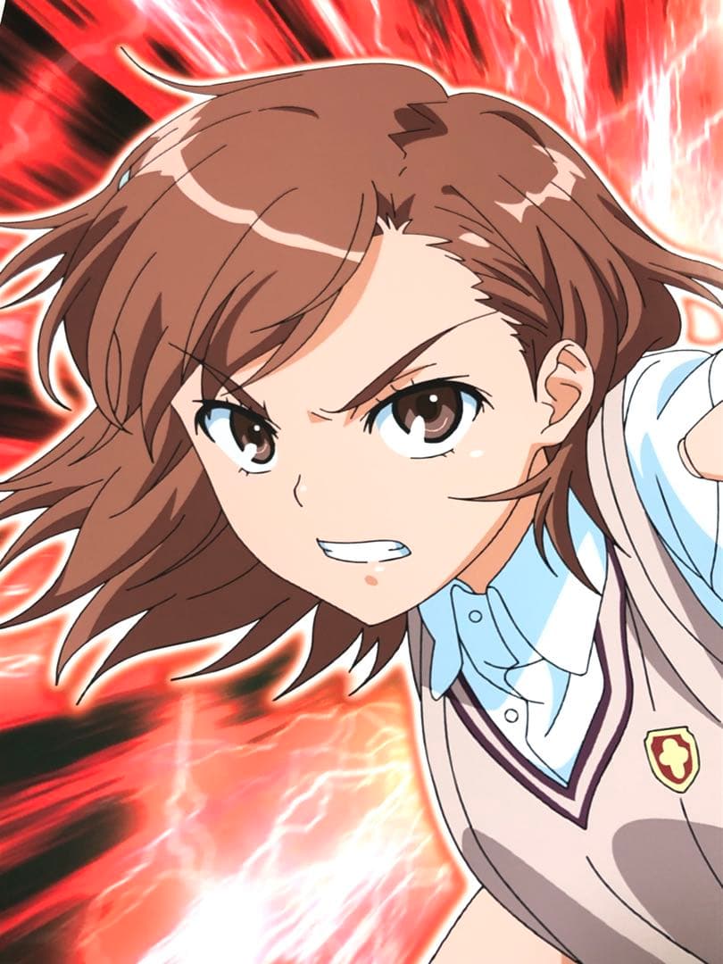 とある科学の超電磁砲　レールガン　ポスター　非売品　ノベルティ　レア　特大　B1