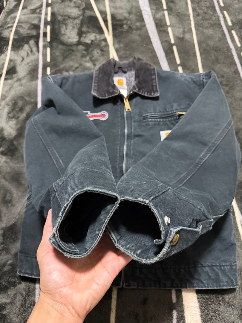 ‼️フェード カーハート デトロイトジャケット J01 BLK レアサイズ