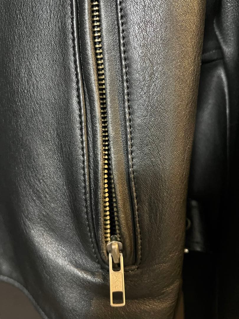 美品 Harley Davidson レザーライダースジャケット L カウレザー