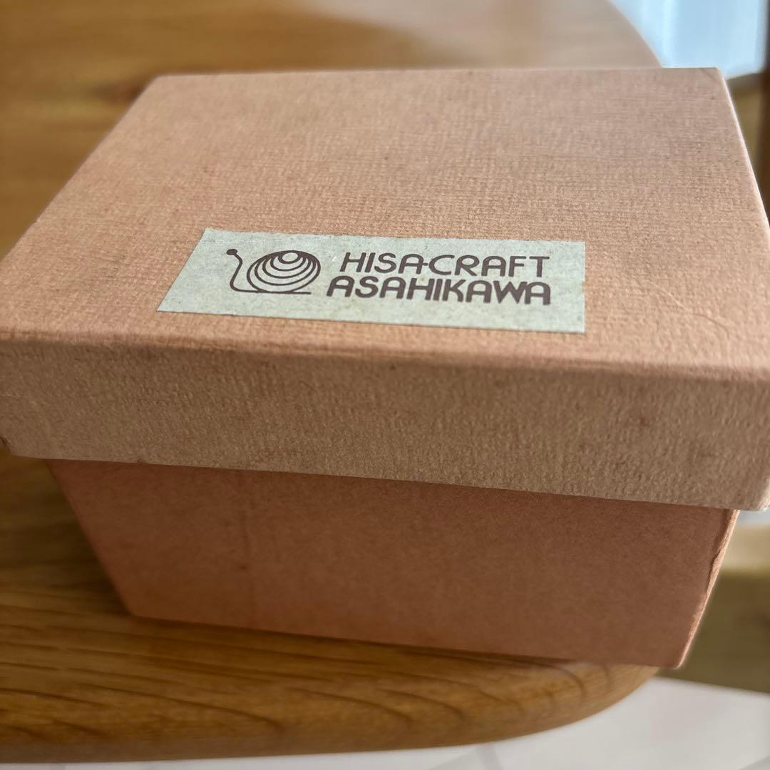 希少　HISA-CRAFT 旭川　木製　オブジェ フクロウ　ヒサクラフト