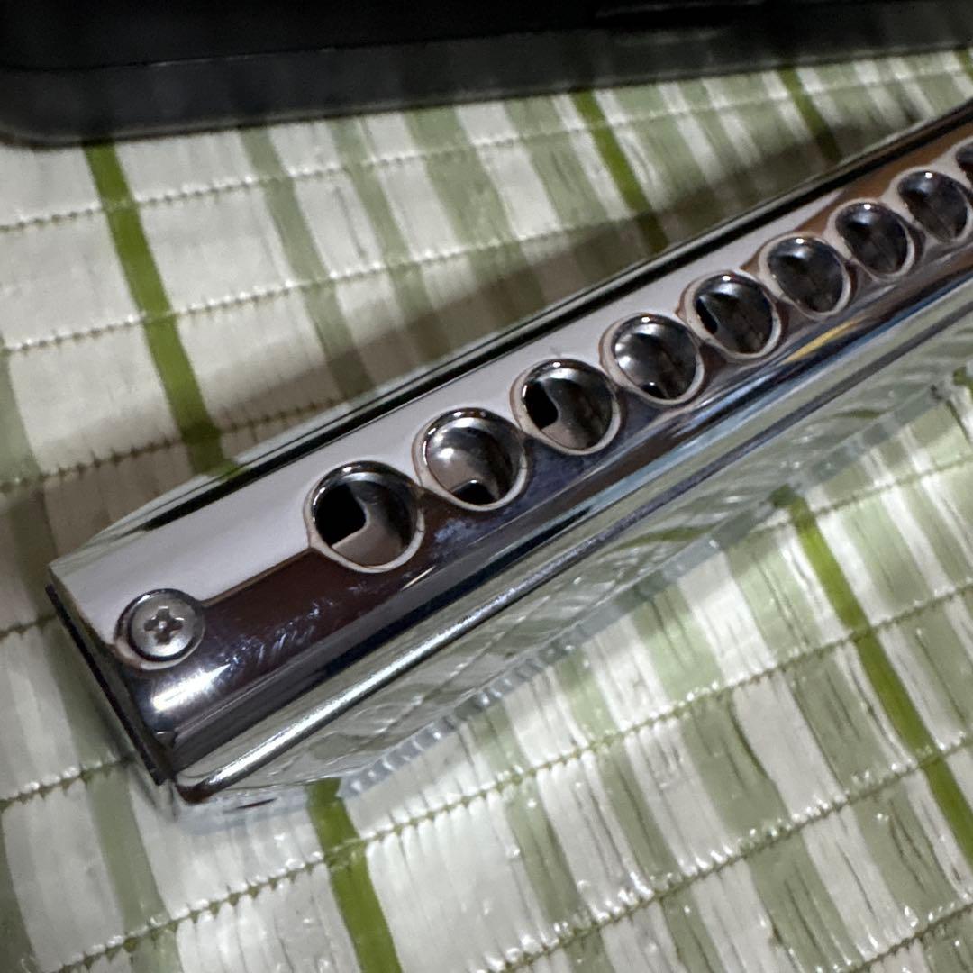 M SUZUKI クロマチックハーモニカ　SCX-48 スズキ　楽器　音楽ハープ