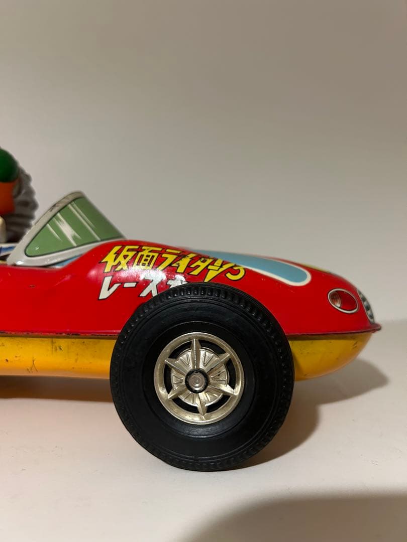 【全長30cmデカい】　仮面ライダーV3 ソフビ　ブリキ　当時物　昭和　増田屋