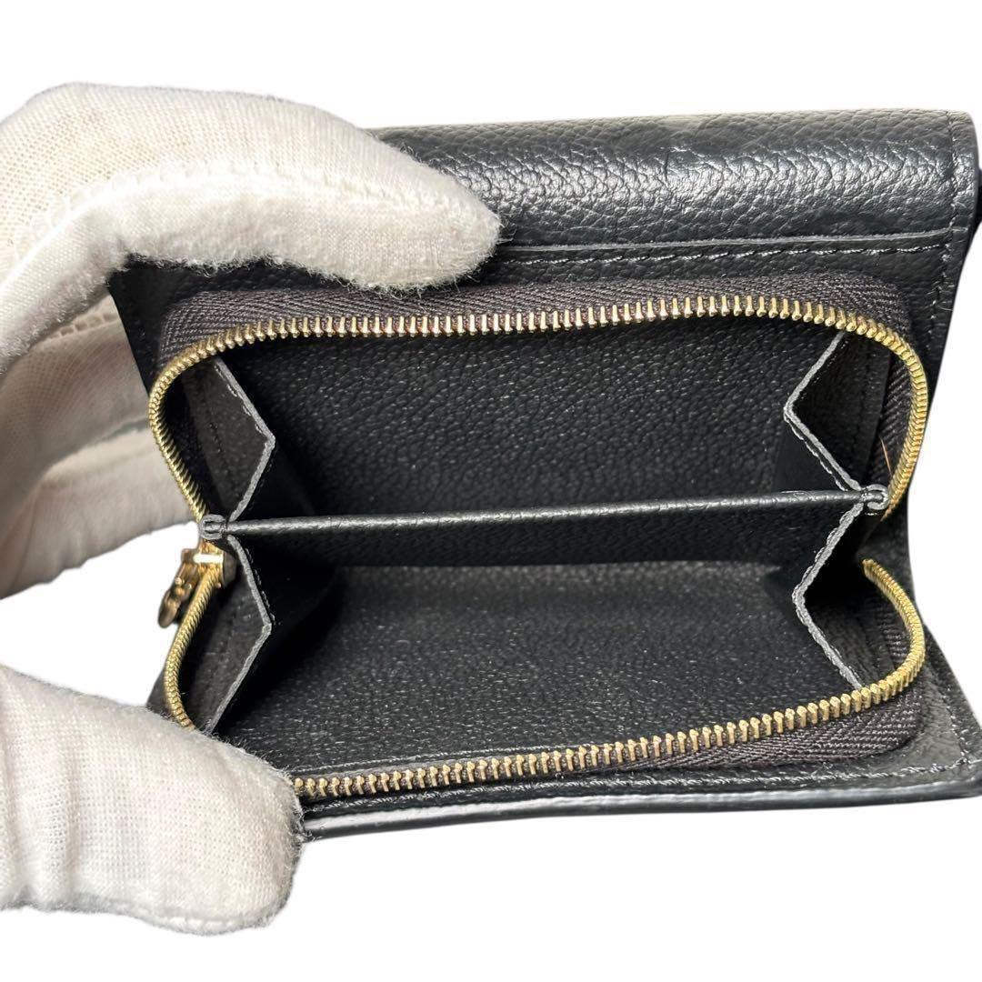 ルイヴィトン　ポルトフォイユメティスコンパクト　ノワール　M80880