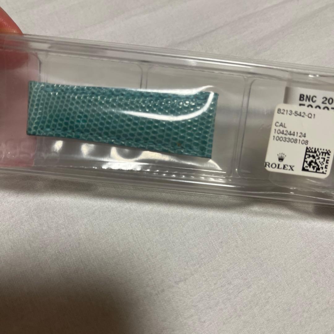 ロレックス　ビーチ　純正　ベルト　ブルー　新品