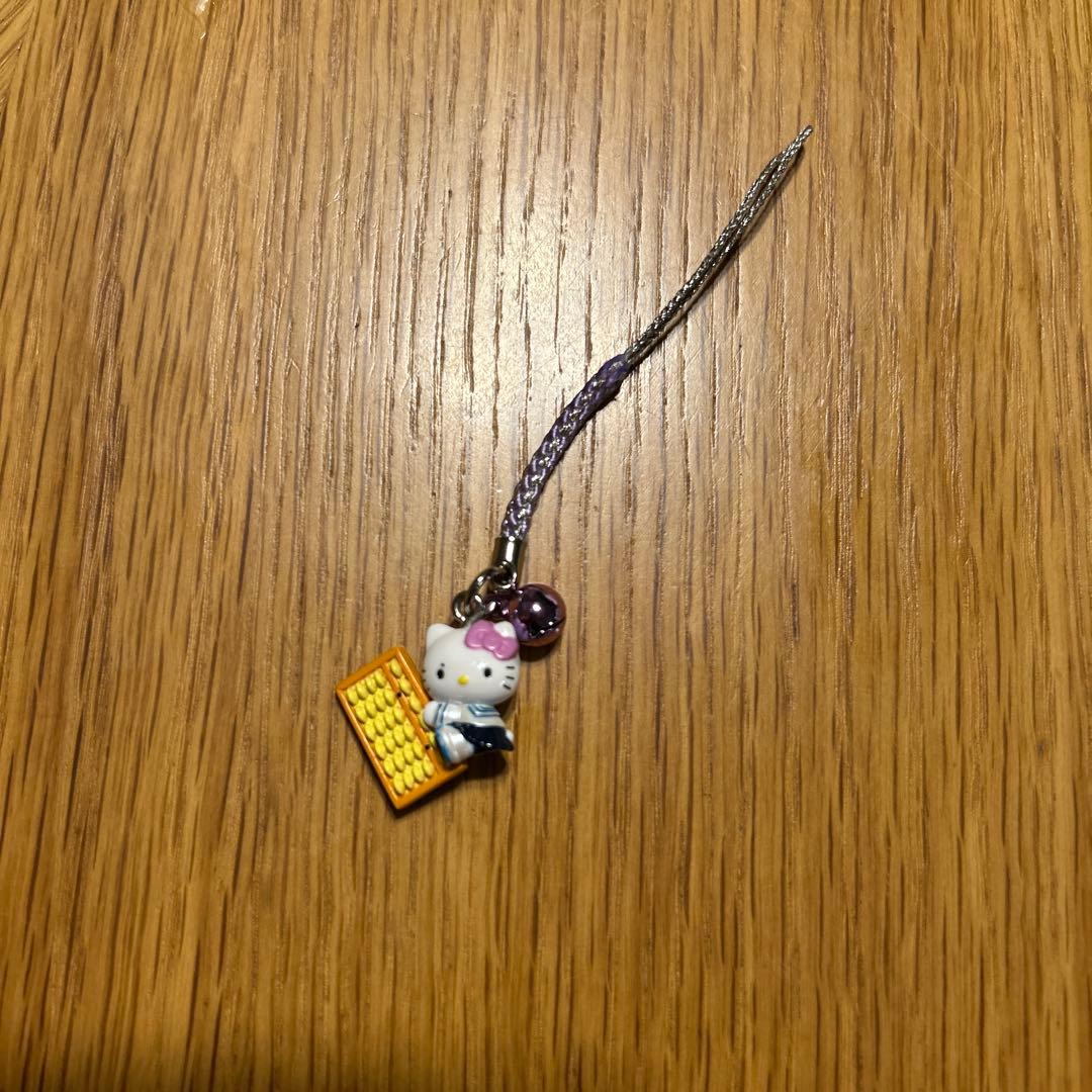 2006年　ハローキティ甲府商業高等学校　記念ストラップ　根付　限定品　非売品