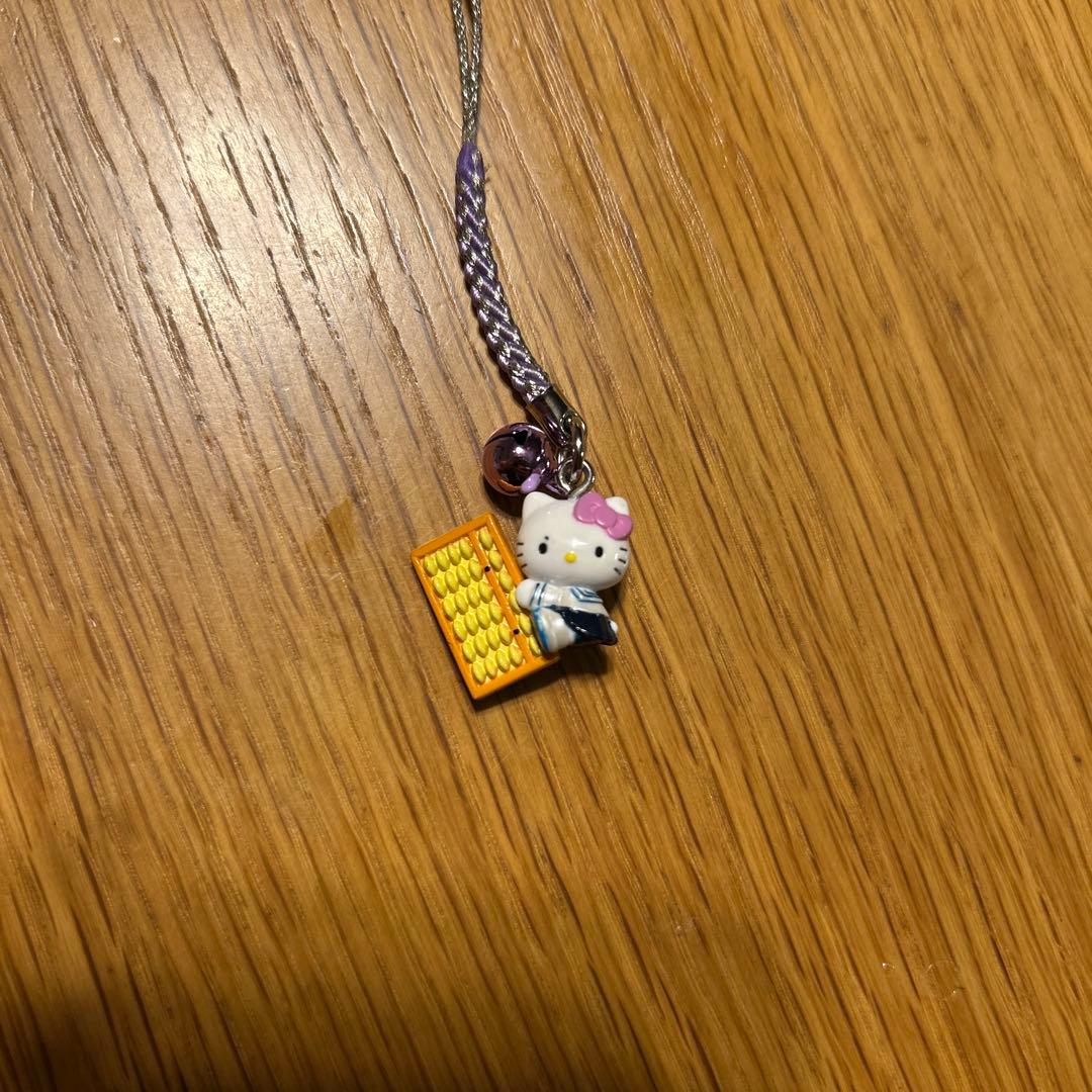 2006年　ハローキティ甲府商業高等学校　記念ストラップ　根付　限定品　非売品