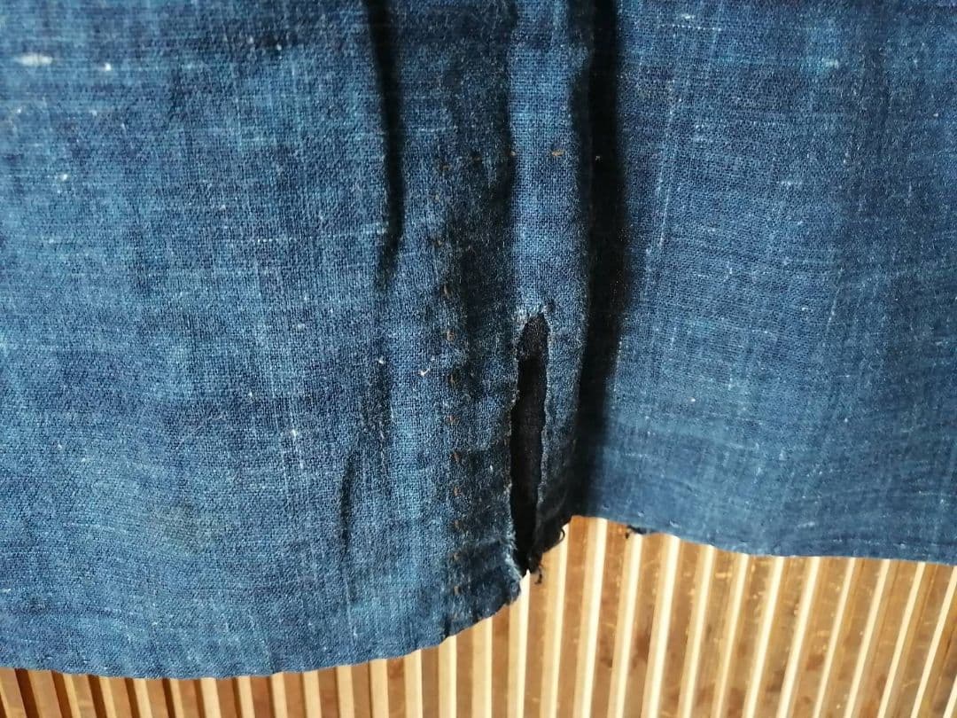 無地の袖なし野良着（明治～大正期）