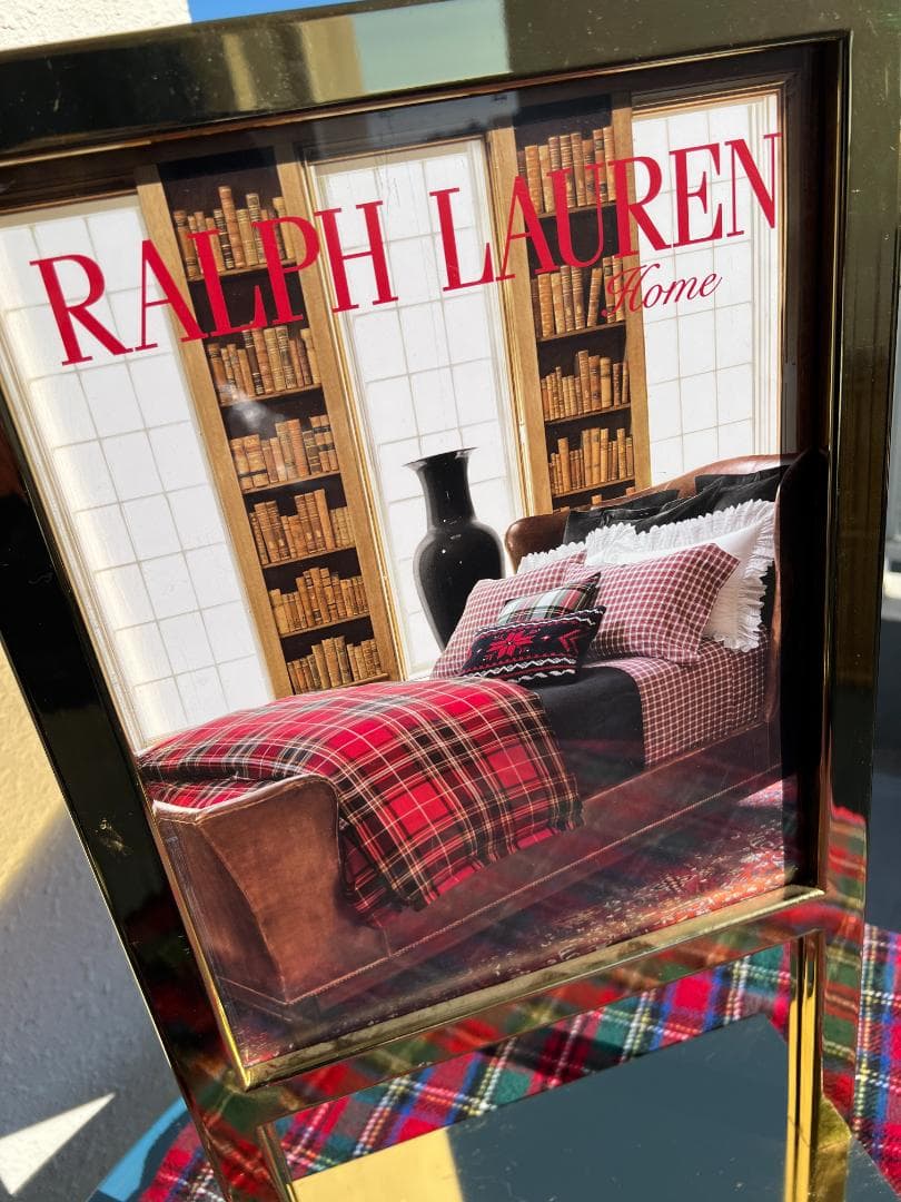 新品未使用 RALPH LAUREN  店内展示看板 高55横32幅15