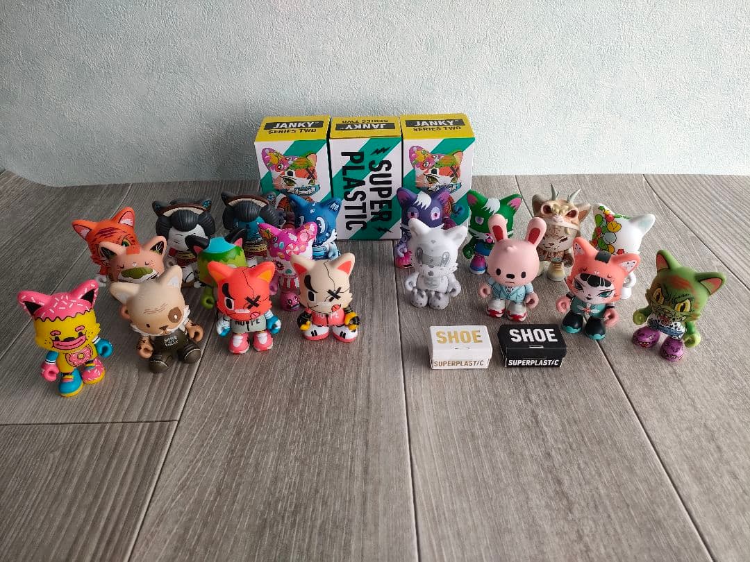 SUPEREPLASTIC Janky シリーズ2 　19種セット＋おまけ3個
