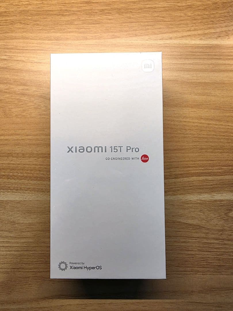 【新品未開封品】xiaomi 15T Pro 256GB ブラック