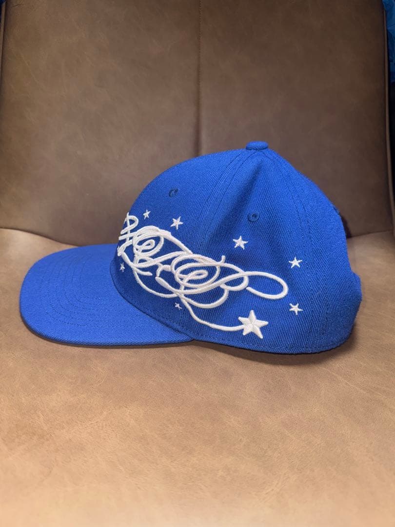 afb キャップ 青 円堂守着用