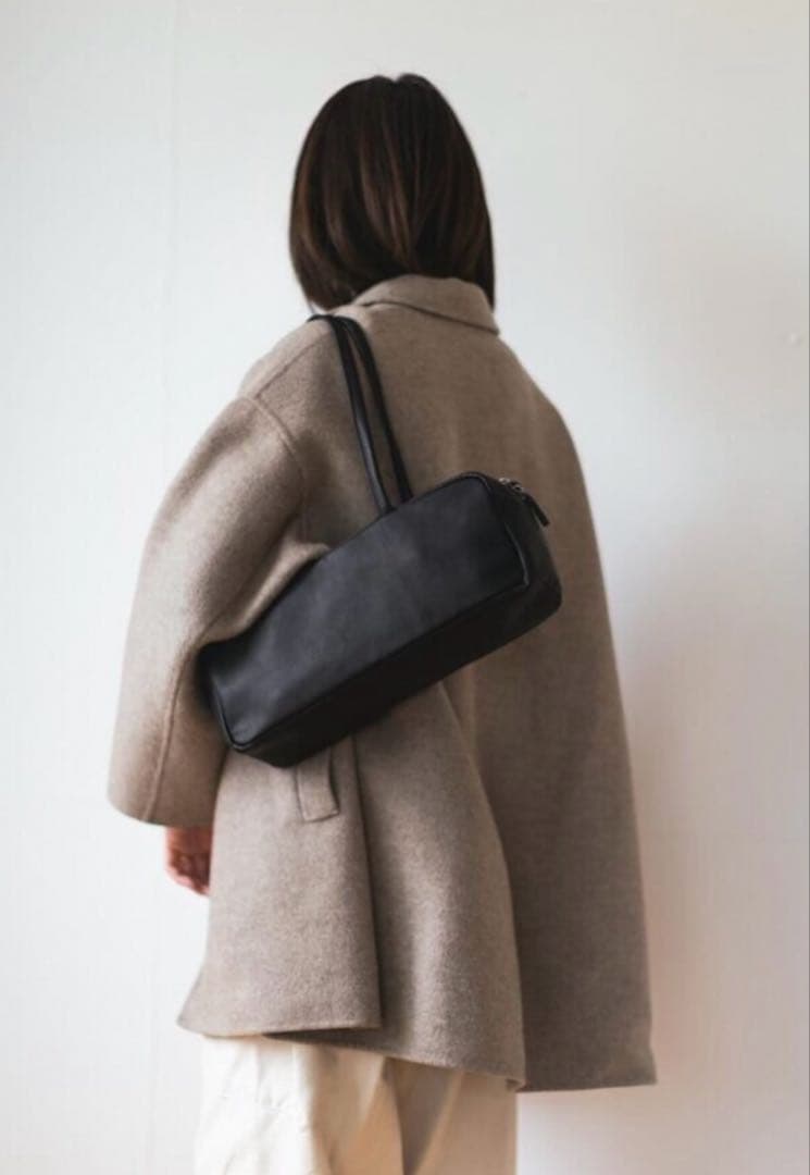 難あり　a アー　フルートバッグ　ブラック　レザー