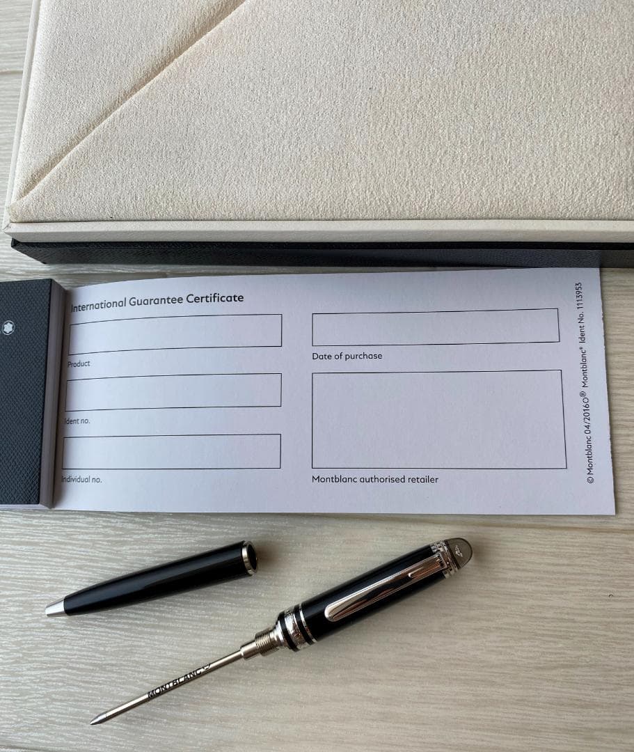 新品同様 限定品 モンブラン ダイヤモンド P116 モーツァルト ボールペン