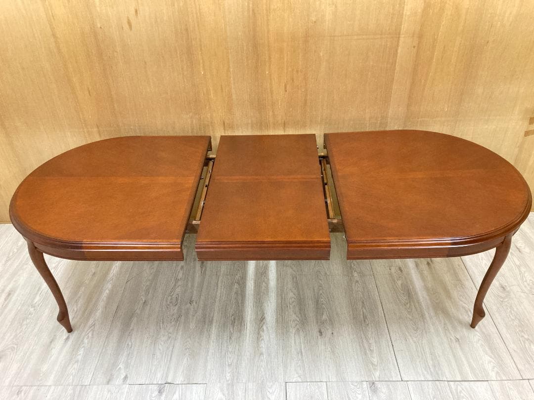 【マルニ】伸長式　ダイニングテーブル　エクステンション　大型180-238cm