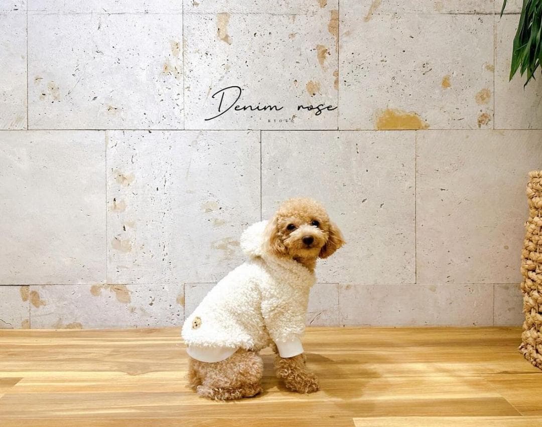 DENIM ROSE ワッペンボアジャケット