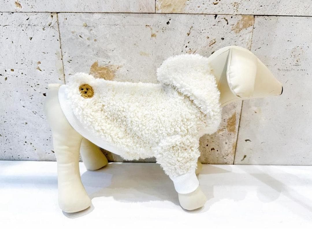 DENIM ROSE ワッペンボアジャケット