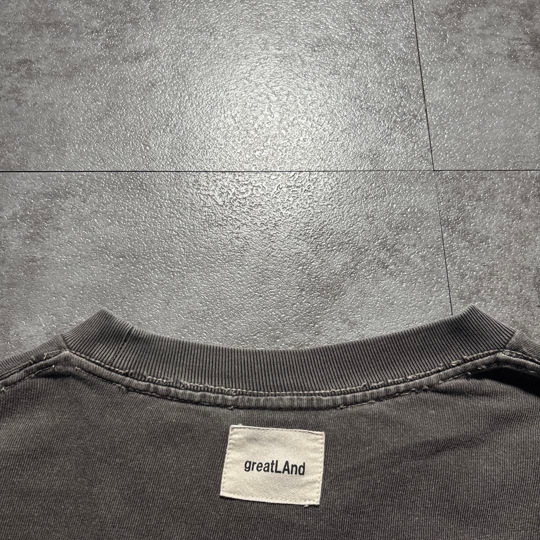 greatland oneita オリジナル　ロンT スミクロ