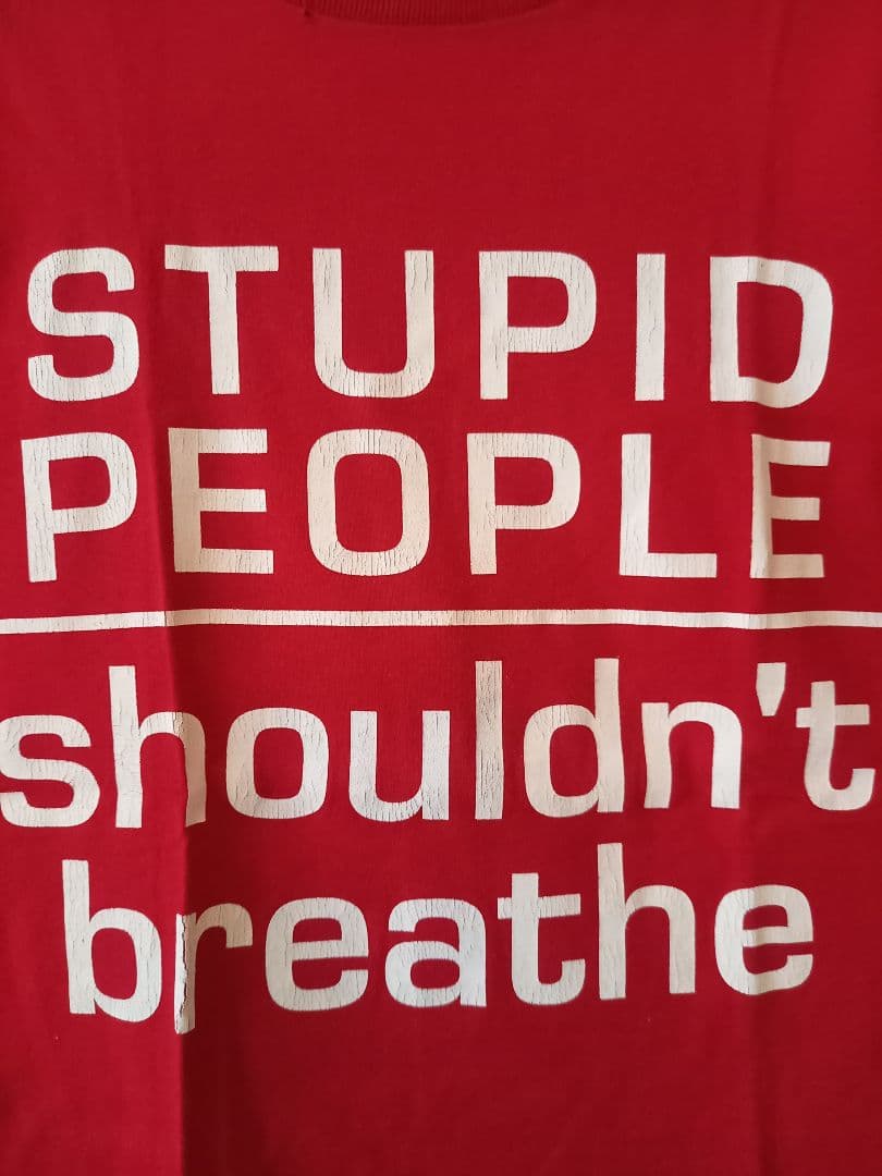 NUMBER (N)INE☆STUPID PEOPLE Tシャツ☆新品