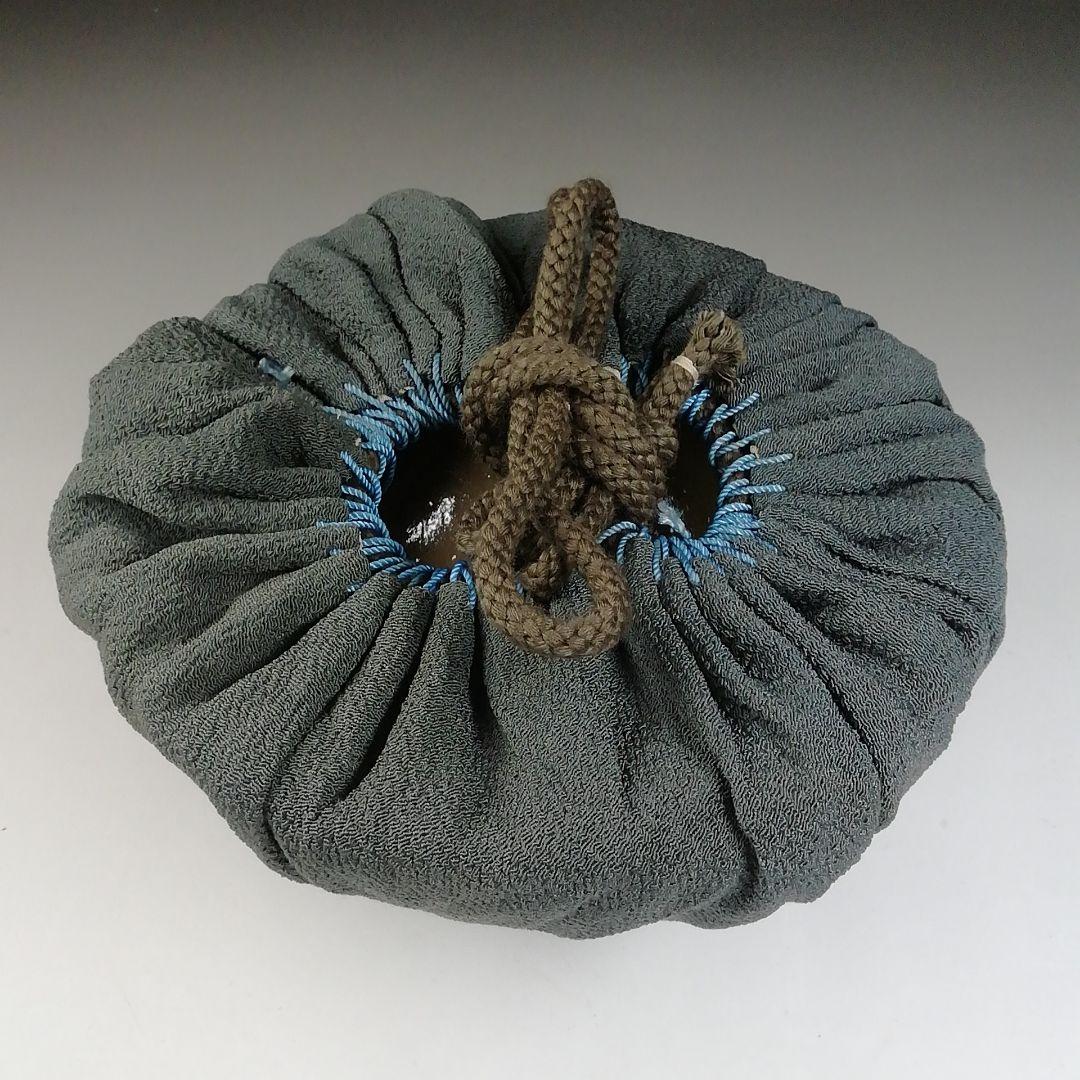 Ｔ４６２　茶碗　『萩焼』『原田隆峰』『仕覆付』　木箱　抹茶碗　茶道具