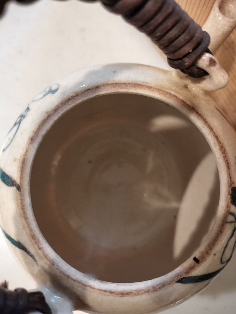 希少　古美術　美術品　清水焼　陶器　高橋道八　華中亭道八　急須　アンティーク