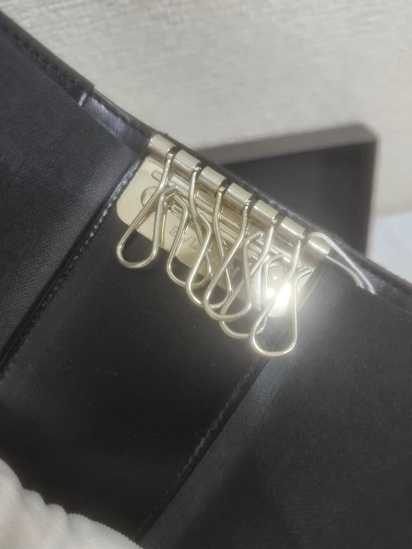 【未使用】BVLGARI　ブルガリ　ロゴマニア　キーケース　ブラック