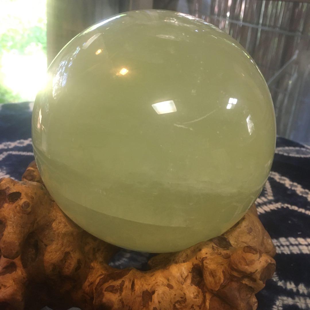 方解石　カルサイト　丸玉　3.8kg