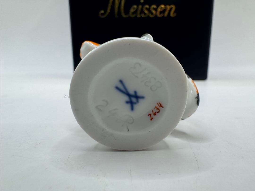 極美品 Meissen マイセン 干支シリーズ　フィギュリン 虎　トラ　寅
