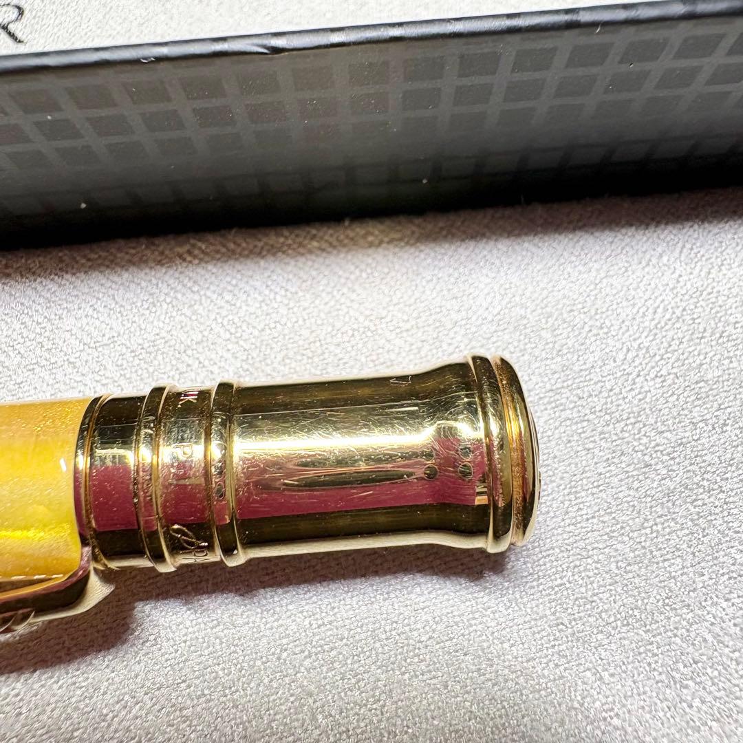 パーカー デュオフォールド ボールペン マーブル イニシャル入り