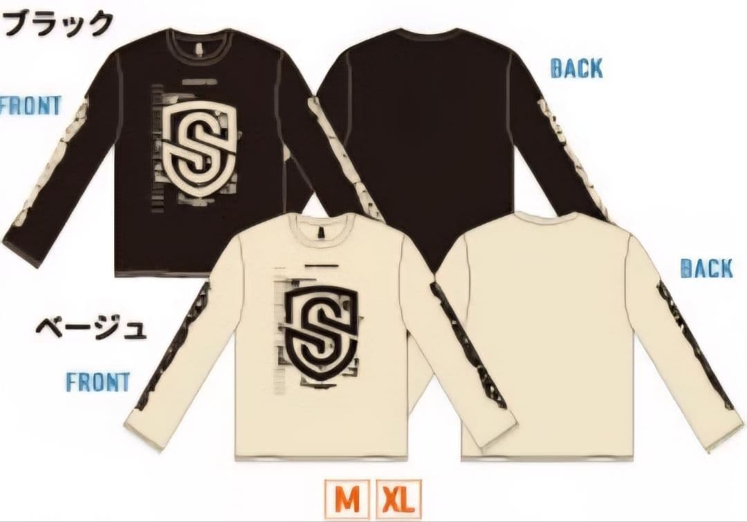 SPYAIR BUDDY TOURロングスリーブTシャツ黒 XL新品未使用完売品