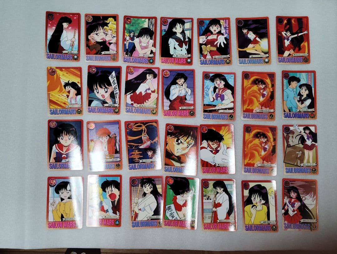 セーラームーン　火野レイ　カードダス  CD  シールなど