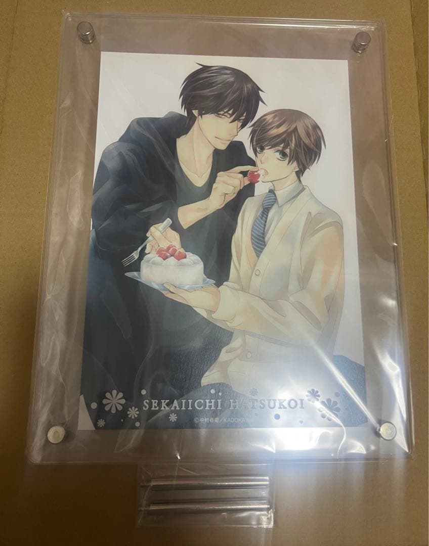 世界一初恋　セカコイ　イラスト入り　アクリルボード
