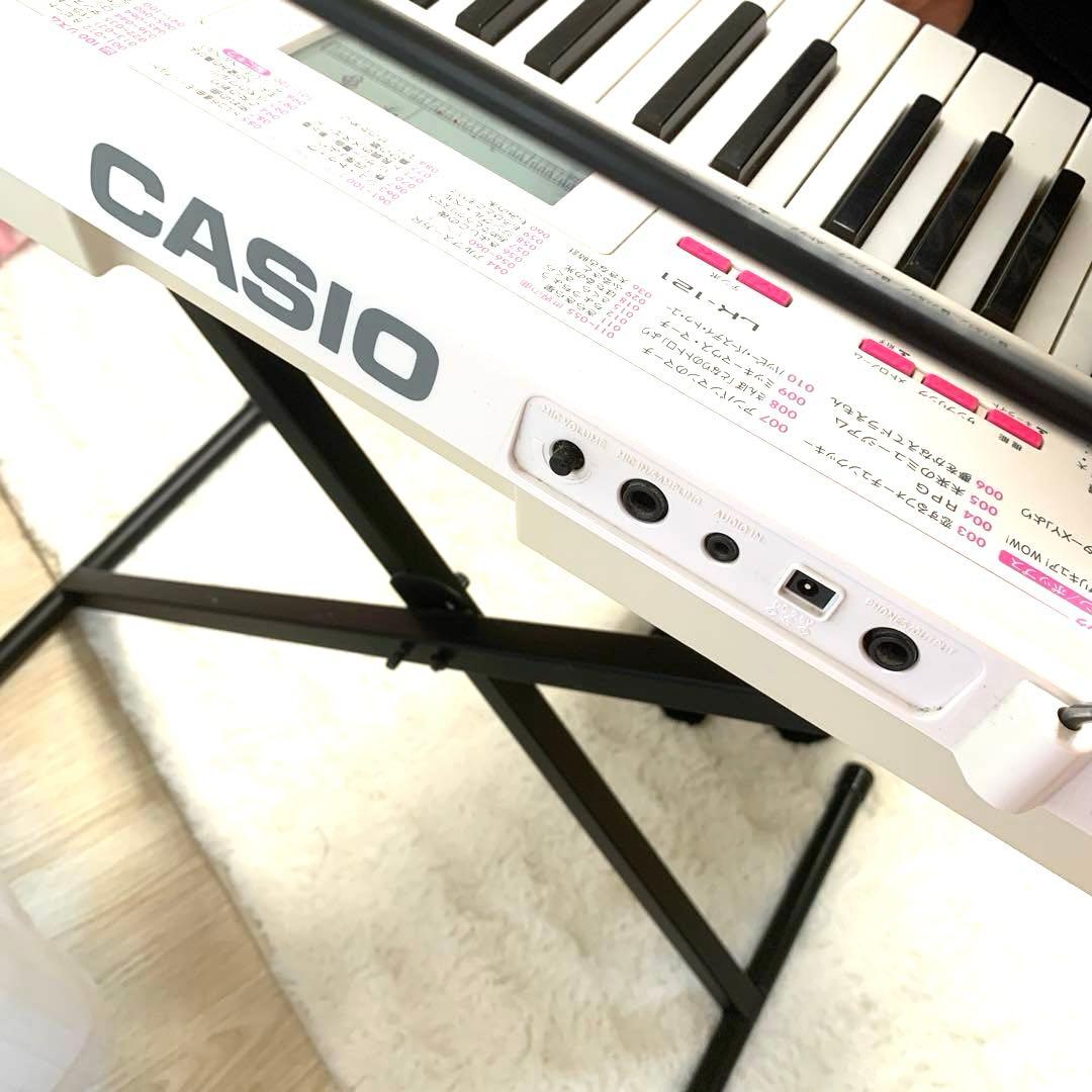 CASIO LK-121 61鍵キーボード　スタンドセット