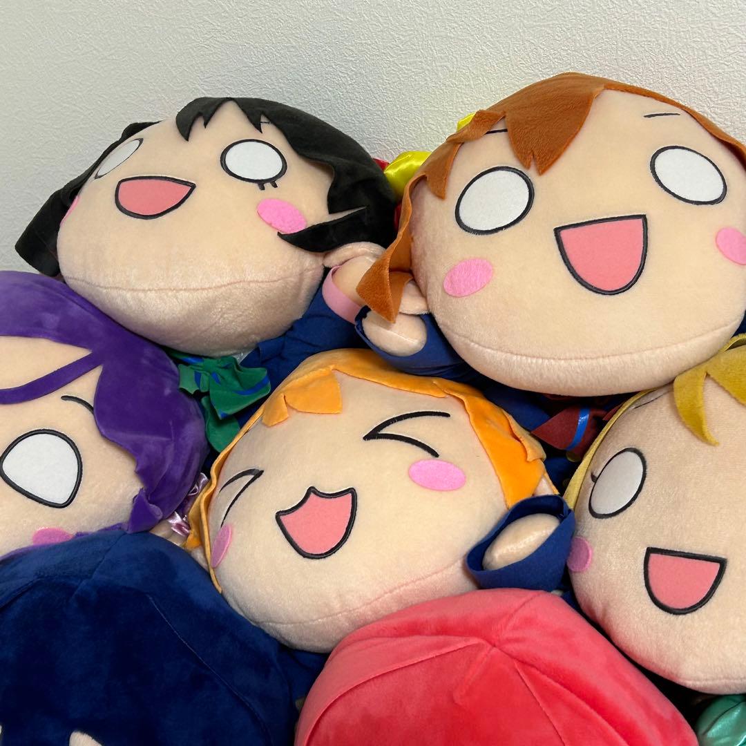 μ's ９人セット　ラブライブ！　BIG寝そべりぬいぐるみ