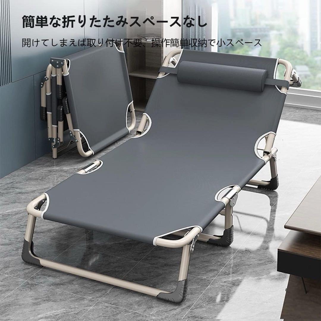 折りたたみベッド 簡易ベッド シングルベッド おりたたみべッド インストール不要