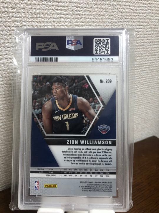 その他 2019 Mosaic Zion Williamson RC PSA10
