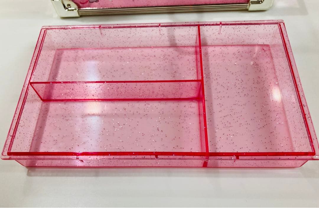 【美品】チャーミーキティ ✨️レア✨️ バニティケース 2005 レア ピンク ラメ