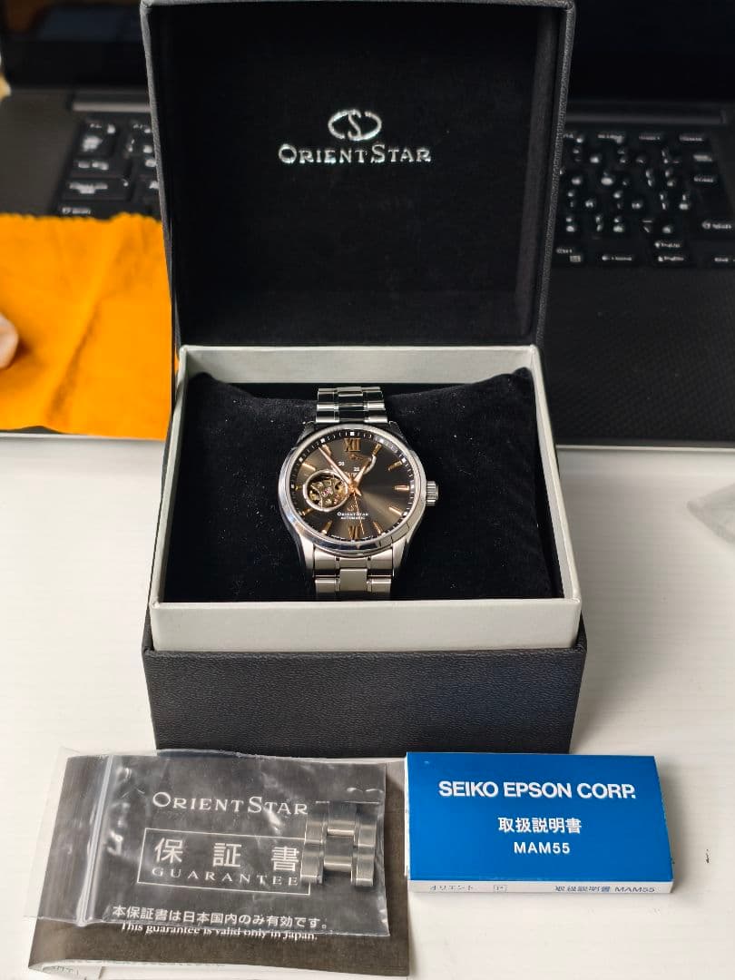 【美品】ORIENT STAR RK-AT0009N セミスケルトン 自動巻き