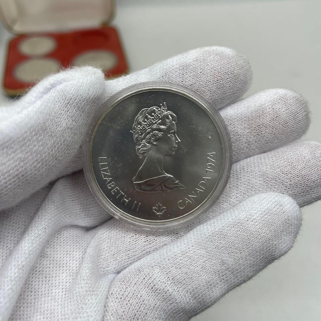 1976年 モントリオールオリンピック 記念銀貨4枚セット