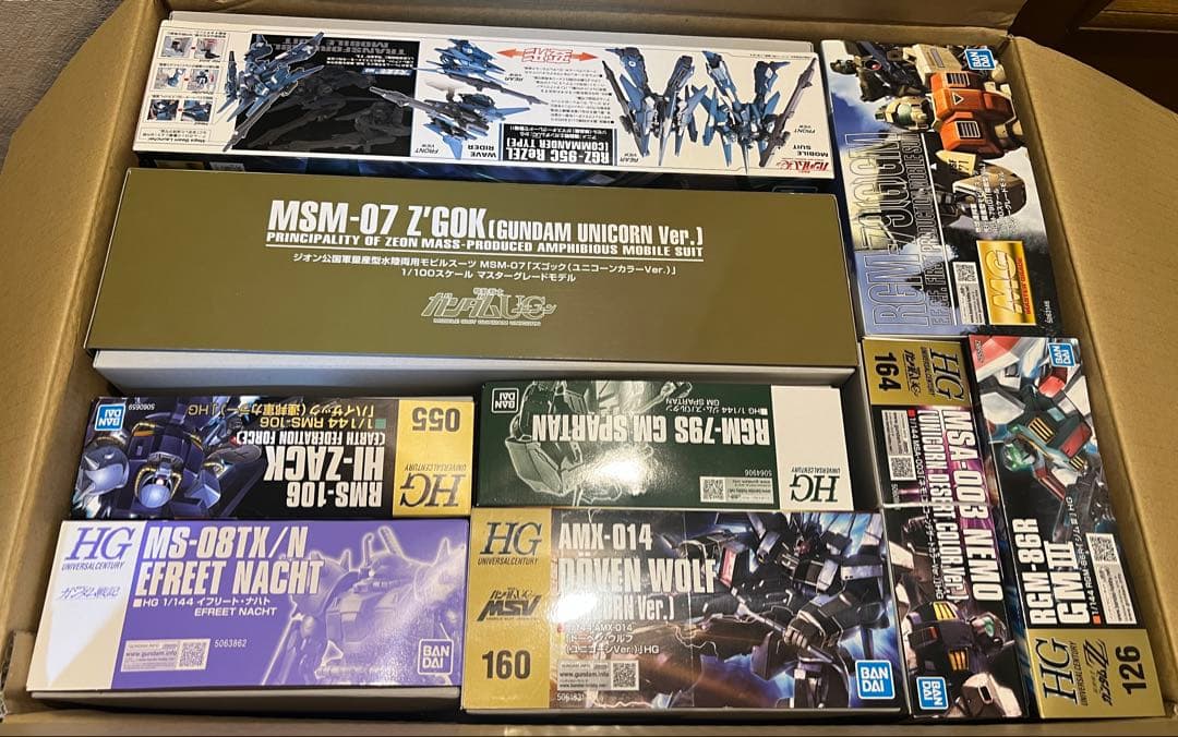 「定価以下お得ガンプラ9点詰め合わせセット」※MGリゼル隊長機のみ開封済み中古品